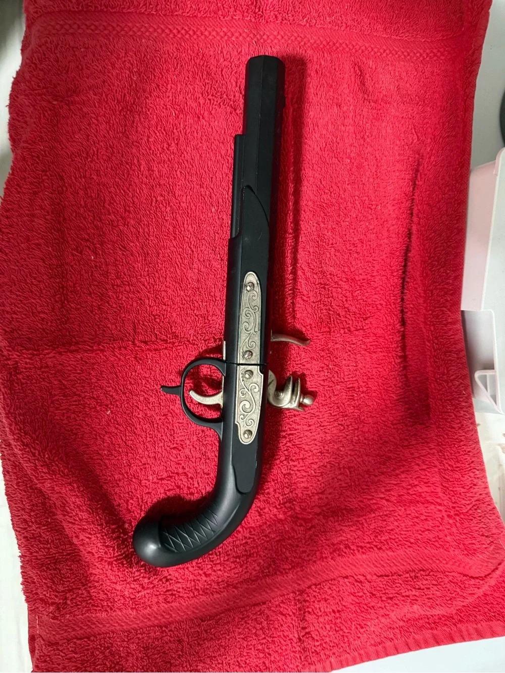 Antique Dueler Flintlock Pistol Meat Carving Set